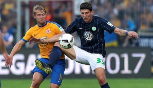 Der VfL Wolfsburg duellierte sich Eintracht Braunschweig in der letzten Relegation