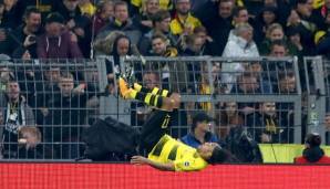 Pierre-Emerick Aubameyang bejubelt seine Tore gerne möglichst ausgefallen