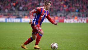 Platz 5: Xherdan Shaqiri (FC Bayern München) - Bundesliga-Spiele: 52, Siege: 41, Siegquote: 78,8%