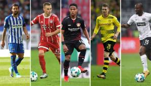 In der Länderspielpause nimmt sich SPOX die Bundesligisten vor und stellt ein Ranking der 15 Besten auf ihrer jeweiligen Position auf. Heute an der Reihe: die Links- und Rechtsverteidiger