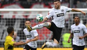 9. Ante Rebic (Eintracht Frankfurt): Lauf- und zweikampfstark, gute Flanken (41 Prozent kommen an), treffsicher - Rückkehrer Rebic fügte sich schnell bei der SGE ein