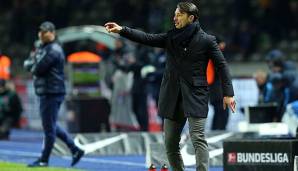 Niko Kovac an der Seitenlinie als Trainer der Eintracht Frankfurt