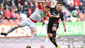 Platz 7: Jeffrey Gouweleeuw (FC Augsburg) - 74 klärende Aktionen