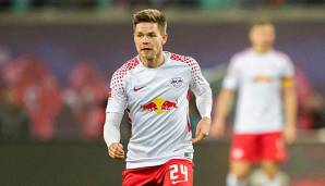 Dominik Kaiser verteilt den Ball für Leipzig