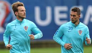 Ivan Rakitic und Marko Pjaca bei der kroatischen Nationalmannschaft