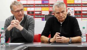 Die VfB-Bosse Michael Reschke (l.) und Wolfgang Dietrich geraten immer mehr unter Beschuss