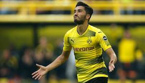 Nuri Şahin bejubelt seinen Treffer gegen Hertha BSC.