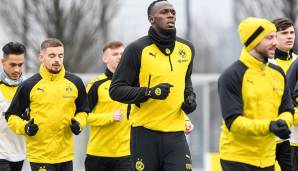 Usain Bolt trainiert am Freitag beim BVB mit. SPOX zeigt die Bilder der Trainingseinheit mit Götze und Co.