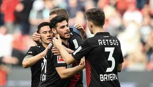 Kevin Volland erzielte am vergangenen Wochenende drei Tore gegen Eintracht Frankfurt.