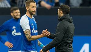 Guido Burgstaller und Domenico Tedesco bilden ein funktionierendes Duo beim FC Schalke