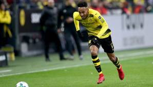 Platz 12: Pierre-Emerick Aubameyang (Borussia Dortmund) - 34,84 km/h