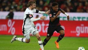 Platz 13: Leon Bailey (Bayer 04 Leverkusen) - 34,83 km/h