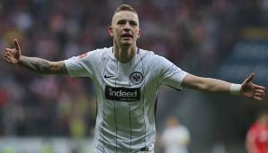 Platz 2: Marius Wolf, Eintracht Frankfurt (13 Prozent der Stimmen).