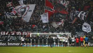 Platz 15: Eintracht Frankfurt – 180 Euro (383 Euro für günstigsten Sitzplatz).