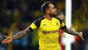 Paco Alcacer erzielte in sechs Bundesliga-Spielen bereits acht Tore und war auch im Spiel gegen den FC Bayern mit seinem Treffer zum 3:2 der Matchwinner.