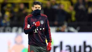 James Rodriguez kam gegen den BVB nicht zum Einsatz.