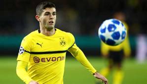 Steht beim FC Chelsea auf der Liste der Transferziele im Sommer ganz oben: BVB-Angreifer Christian Pulisic.