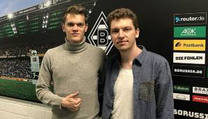 Matthias Ginter (l.) traf Goal-Reporter Robin Haack im Borussia Park zum Interview.