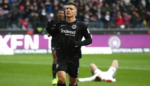 Luka Jovic ist an Eintracht Frankfurt ausgeliehen.