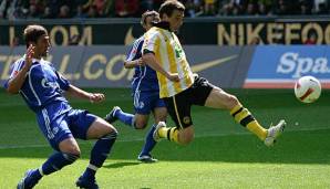 Alexander Frei in seinem ersten Heim-Derby für den BVB gegen Schalke 04 im Mai 2007.