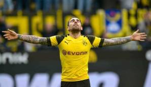 Paco Alcacer traf gegen den VfL Wolfsburg doppelt für Borussia Dortmund.