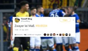 Mit der Elfmeterentscheidung scheint nicht jeder BVB-Fan hundertprozentig einverstanden zu sein.