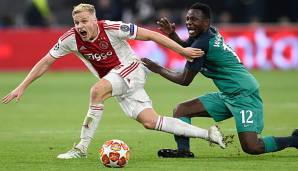 Donny van de Beek und Ajax Amsterdam kollabierten im zweiten Durchgang.