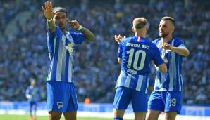 10. PLATZ (geteilt) - HERTHA BSC (43 Punkte): Punktedifferenz = 0.