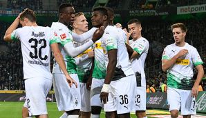 Gladbach hat sich gegen Frankfurt durchgesetzt.