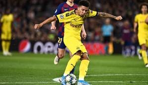 Jadon Sancho traf gegen den FC Barcelona zum 1:3.