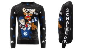 Die gute Nachricht: Auch der Schalke-Sweater kann blinken!