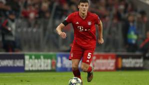 Platz 13: Benjamin Pavard (1170 Spielminuten) - Top-Speed: 32.53 km/h.