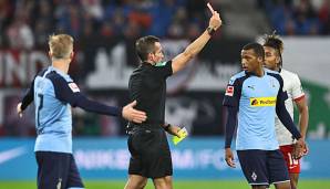 Alassane Plea sah gegen RB Leipzig die Gelb-Rote Karte.