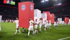 Der FC Bayern München und dann der Rest: Sinnbildlich für die Dominanz der Münchner steht dieses Bild von der Eröffnungsfeier der aktuellen Saison.