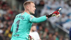 TOR - Marc-Andre ter Stegen (FC Barcelona, GES: 90): "Als wir gegen Barcelona spielten, hielt er einige starke Abschlüsse von mir."