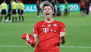 Robert Lewandowski (FC Bayern München, GES: 89): "Ich habe ihn jetzt drei Jahre lang erlebt. In Heim- und Auswärtsspielen, er bewirkt immer irgendwas. Er ist einer der besten Stürmer, die ich gesehen habe."