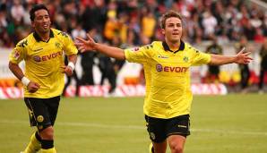 PLATZ 13: MARIO GÖTZE - 18 Jahre, 2 Monate, 26 Tage am 29.08.2010 beim 3:1 gegen den VfB Stuttgart.