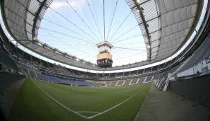 Platz 7 - COMMERZBANK-ARENA (Eintracht Frankfurt): 10.300 Zuschauer (51.500 Plätze)