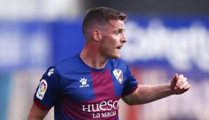 Sergio Gomez spielte in der abgelaufenen Saison für Huesca in Spanien.