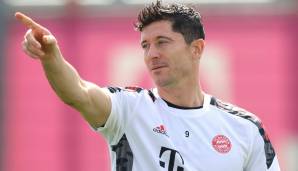 Serientäter: In der Saison 2019/20 traf Lewandowski in den ersten elf Saisonspielen immer für die Bayern - neuer Startrekord. Damit überflügelte er Pierre-Emerick Aubameyang und Klaus Allofs.