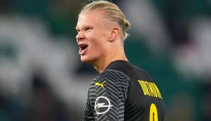 BVB-Stürmer Erling Haaland hat auf eine unfreundliche Geste eines Wolfsburg-Fans bei seinem Torjubel mit Humor reagiert.