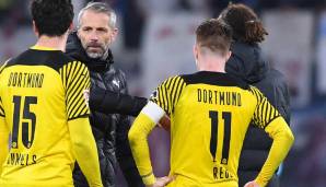 BVB-Trainer Marco Rose hat in der Abwehr mit einigen Ausfällen zu kämpfen.