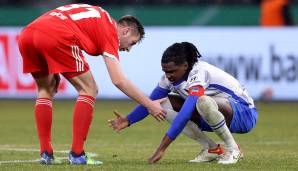 Beschreibt die Machtverhältnisse in Berlin ganz gut: Unions Robin Knoche (l.) und Herthas Dedryck Boyata.