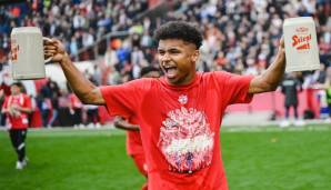 Karim Adeyemi feierte am Wochenende mit Red Bull Salzburg den Meistertitel in Österreich