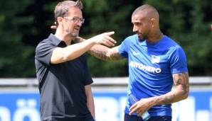 Fredi Bobic im Gespräch mit Kevin-Prince Boateng