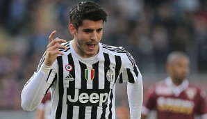 Derzeit ist Alvaro Morata an Juventus Turin ausgeliehen