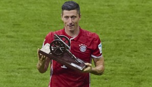 Robert Lewandowski knackte als erster Spieler seit dem Kölner Dieter Müller 1976/77 die 30-Tore Marke