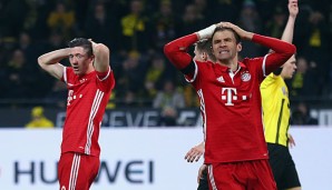 Robert Lewandowski richtet aufmunternde Worte an Thomas Müller