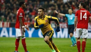 Alexis Sanchez traf mit dem FC Arsenal auf den FC Bayern München