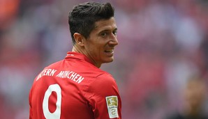 Robert Lewandowski scheint im Fokus von Manchester United zu stehen